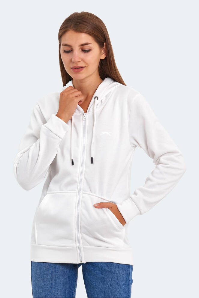 Slazenger KATYA Kadın Sweatshirt Beyaz