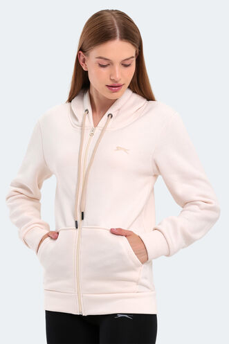 Slazenger - Slazenger KATYA Kadın Sweatshirt Ekru