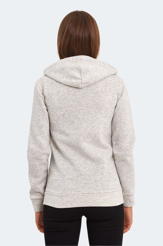 Slazenger KATYA Kadın Sweatshirt Gri - Thumbnail