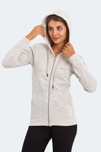 Slazenger KATYA Kadın Sweatshirt Gri - Thumbnail