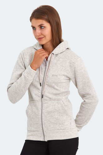 Slazenger KATYA Kadın Sweatshirt Gri - Thumbnail