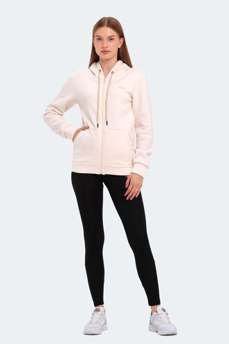 Slazenger KATYA Women's Sweatshirt Ecru - Thumbnail