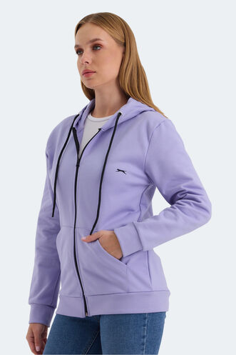 Slazenger KATYA Women's Sweatshirt Lilac - Thumbnail