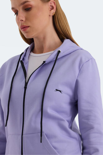 Slazenger KATYA Women's Sweatshirt Lilac - Thumbnail