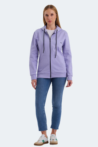 Slazenger KATYA Women's Sweatshirt Lilac - Thumbnail