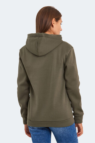 Slazenger KATYA Women's Sweatshirt Khaki - Thumbnail