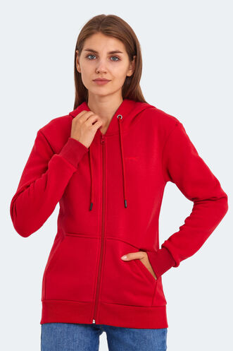 Slazenger KATYA Women's Sweatshirt Red - Thumbnail