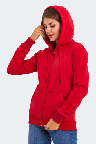 Slazenger KATYA Women's Sweatshirt Red - Thumbnail