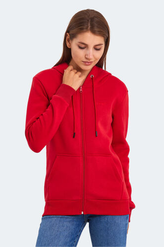 Slazenger KATYA Women's Sweatshirt Red - Thumbnail