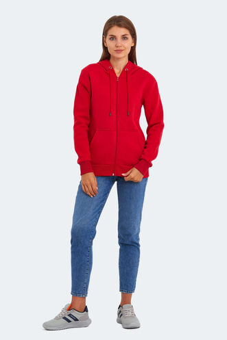 Slazenger KATYA Women's Sweatshirt Red - Thumbnail