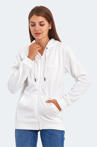 Slazenger KATYA Women's Sweatshirt White - Thumbnail