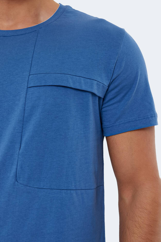 Slazenger KAURI Erkek Kısa Kollu T-Shirt Indigo