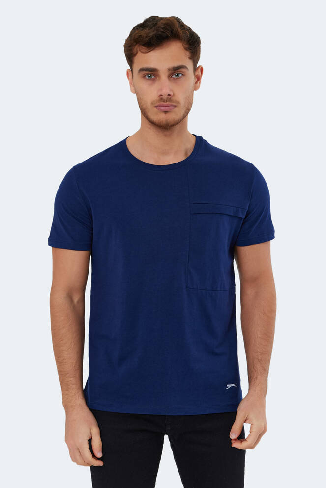 Slazenger KAURI Erkek Kısa Kollu T-Shirt Lacivert