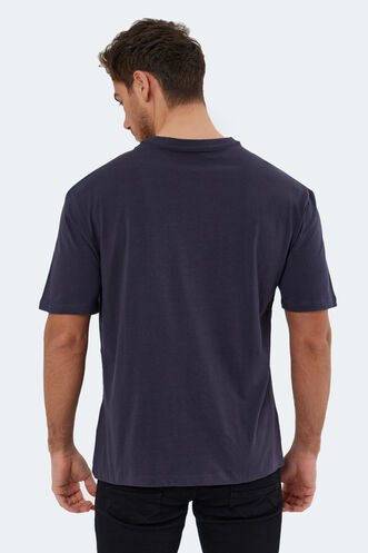 Slazenger KAURI Men's Short Sleeve T-Shirt Anthracite - Thumbnail