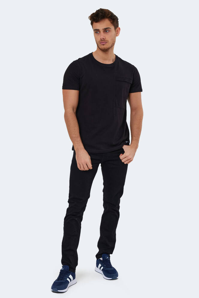 Slazenger KAURI Men's Short Sleeve T-Shirt Black