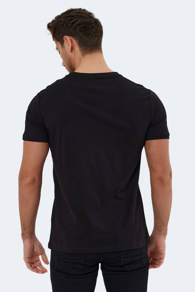 Slazenger KAURI Men's Short Sleeve T-Shirt Black