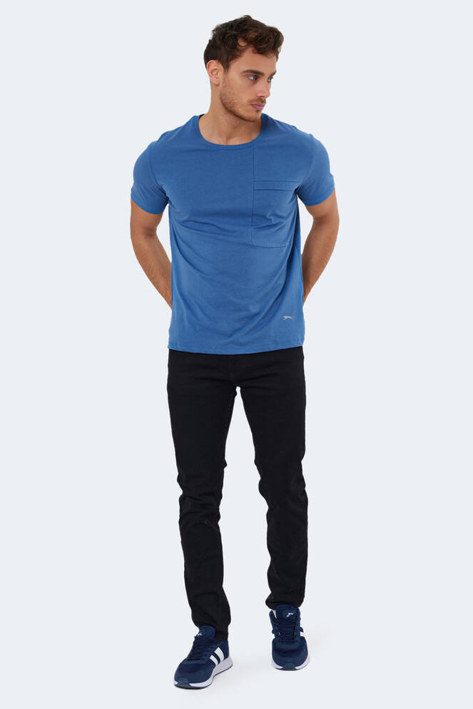 Slazenger KAURI Men's Short Sleeve T-Shirt Indigo