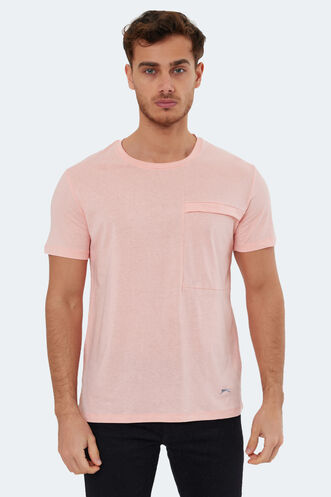 Slazenger KAURI Men's Short Sleeve T-Shirt Salmon - Thumbnail