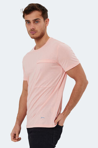 Slazenger KAURI Men's Short Sleeve T-Shirt Salmon - Thumbnail