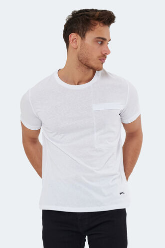 Slazenger KAURI Men's Short Sleeve T-Shirt White - Thumbnail