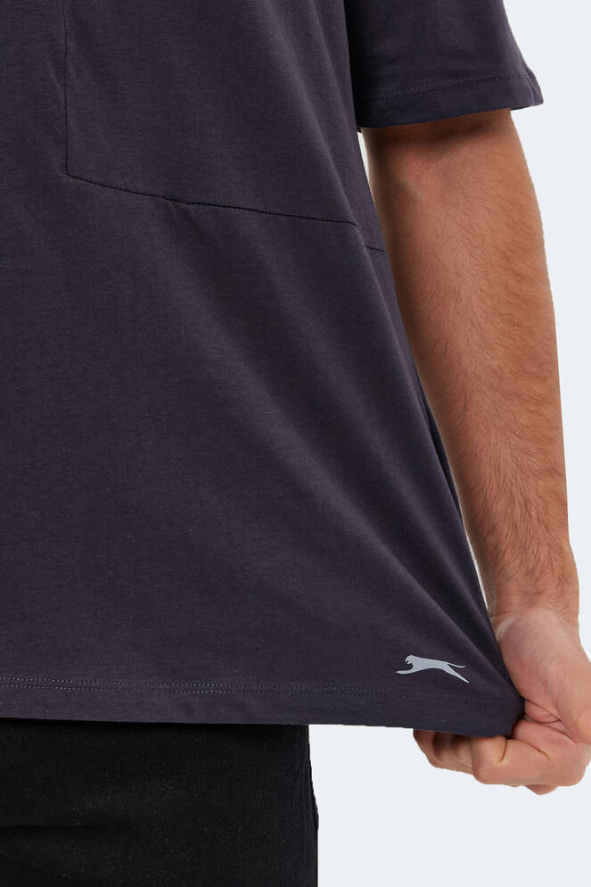 Slazenger KAURI OVER Erkek Kısa Kollu T-Shirt Antrasit