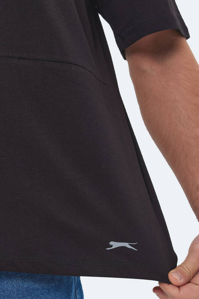 Slazenger KAURI OVER Erkek Kısa Kollu T-Shirt Siyah