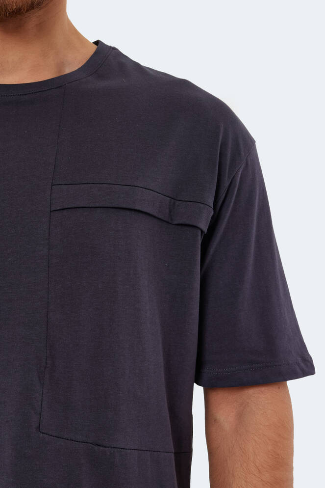 Slazenger KAURI OVER Men's Short Sleeve T-Shirt Anthracite