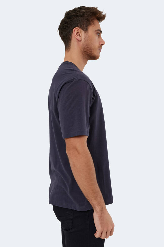 Slazenger KAURI OVER Men's Short Sleeve T-Shirt Anthracite