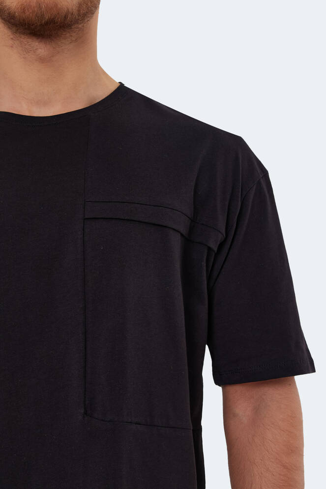 Slazenger KAURI OVER Men's Short Sleeve T-Shirt Black