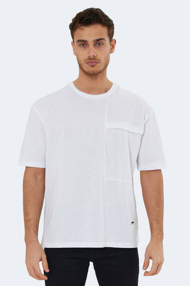 Slazenger KAURI OVER Men's Short Sleeve T-Shirt White