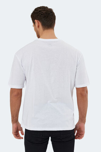 Slazenger KAURI OVER Men's Short Sleeve T-Shirt White - Thumbnail