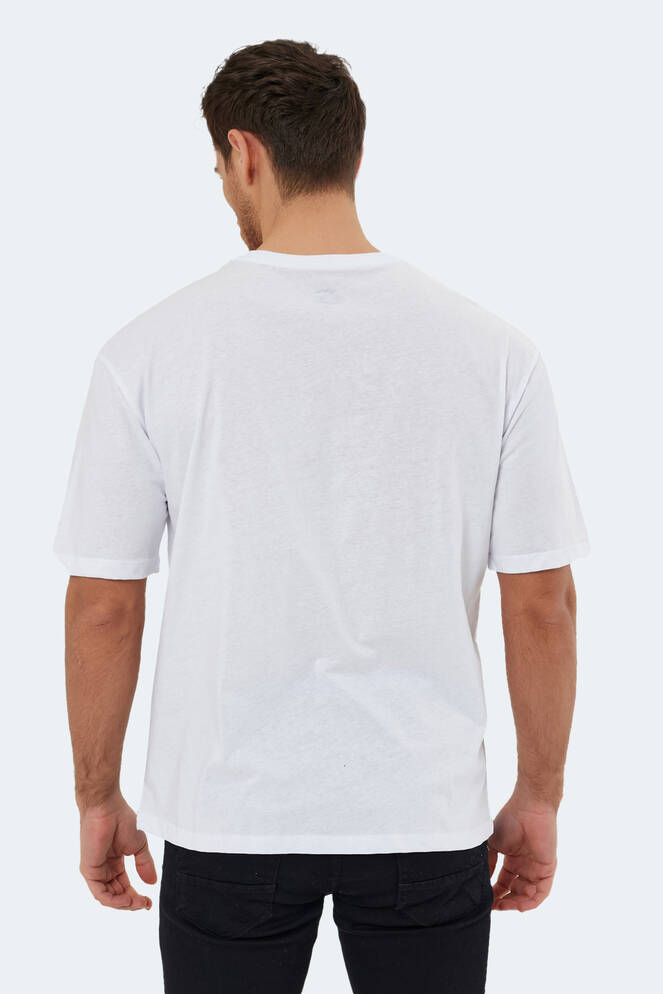 Slazenger KAURI OVER Men's Short Sleeve T-Shirt White