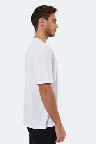 Slazenger KAURI OVER Men's Short Sleeve T-Shirt White - Thumbnail