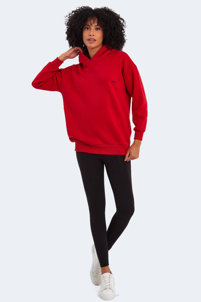 Slazenger KAVEH Kadın Sweatshirt Kırmızı