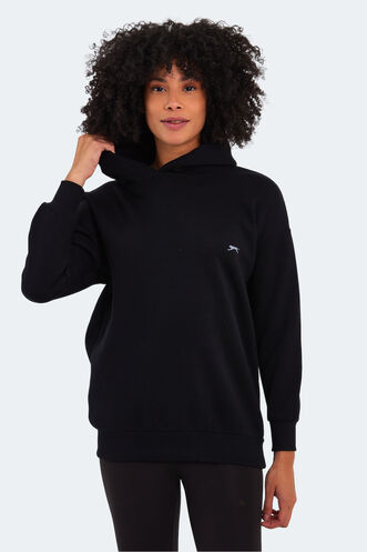 Slazenger KAVEH Women's Sweatshirt Black - Thumbnail