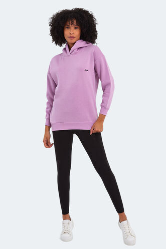 Slazenger KAVEH Women's Sweatshirt Lilac - Thumbnail