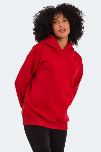 Slazenger KAVEH Women's Sweatshirt Red - Thumbnail