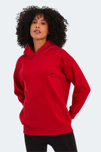 Slazenger KAVEH Women's Sweatshirt Red - Thumbnail