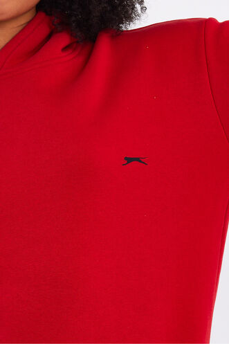 Slazenger KAVEH Women's Sweatshirt Red - Thumbnail