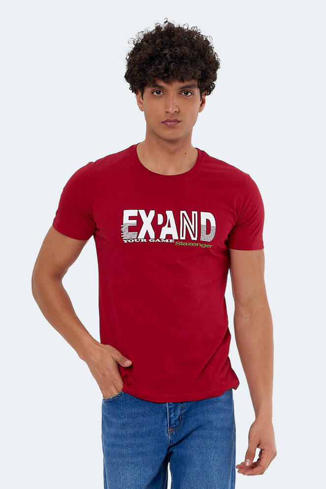 Slazenger KAVITA Erkek Kısa Kollu T-Shirt Bordo