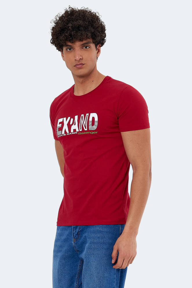 Slazenger KAVITA Erkek Kısa Kollu T-Shirt Bordo