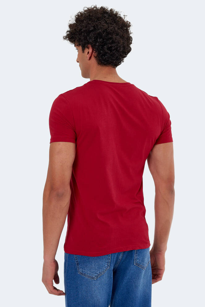 Slazenger KAVITA Erkek Kısa Kollu T-Shirt Bordo