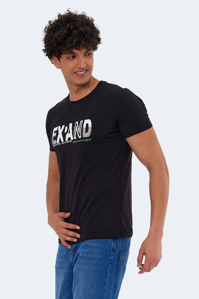 Slazenger KAVITA Erkek Kısa Kollu T-Shirt Siyah