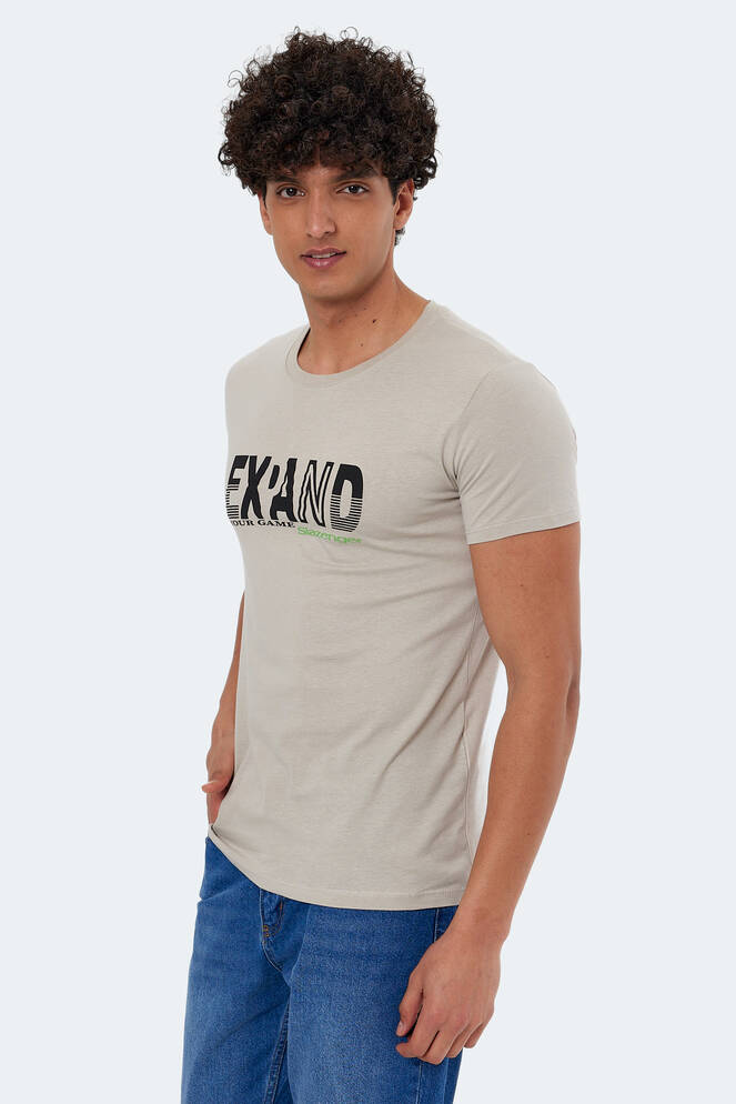 Slazenger KAVITA Erkek Kısa Kollu T-Shirt Taş Gri