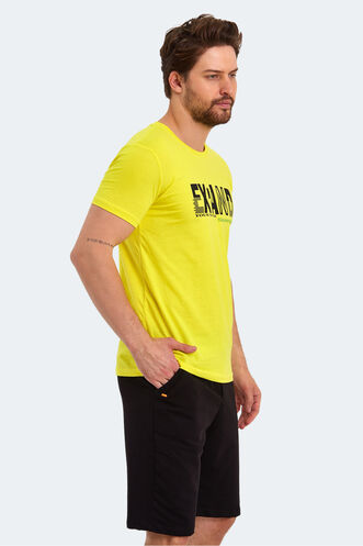 Slazenger KAVITA Men's Short Sleeve T-Shirt Light Yellow - Thumbnail