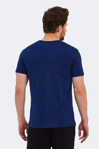 Slazenger KAVITA Men's Short Sleeve T-Shirt Navy - Thumbnail