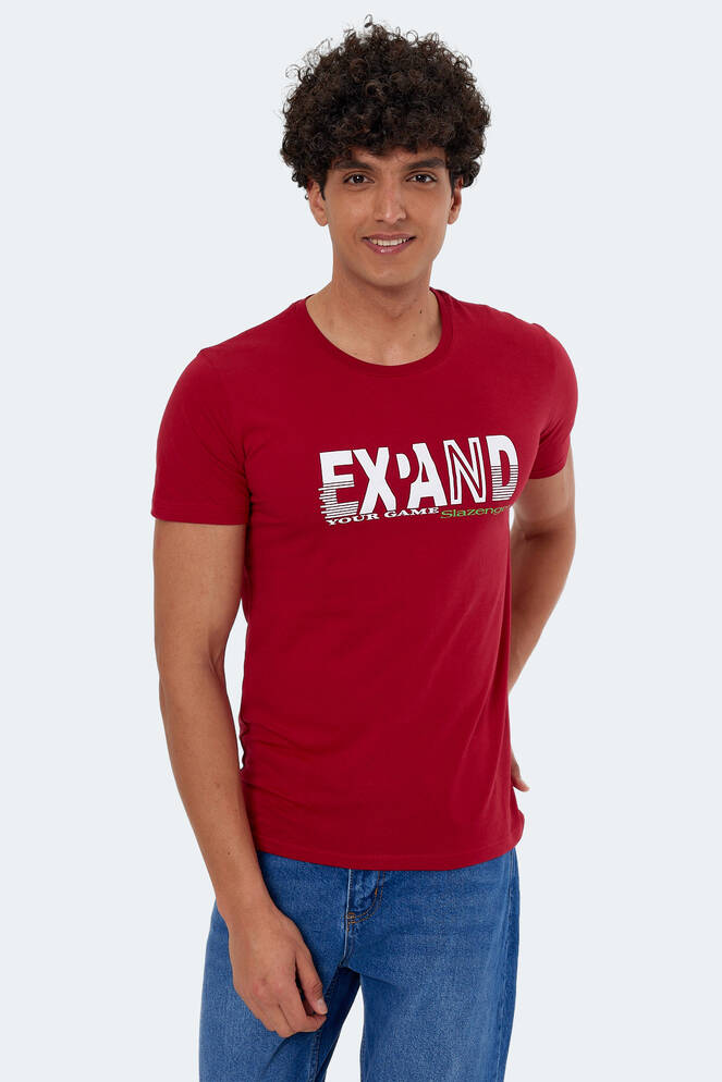 Slazenger KAVITA Men's Short Sleeve T-Shirt Burgundy