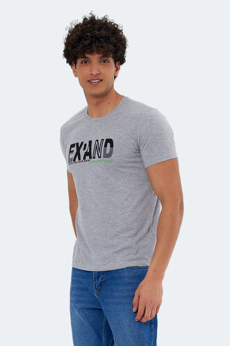 Slazenger KAVITA Men's Short Sleeve T-Shirt Gray - Thumbnail