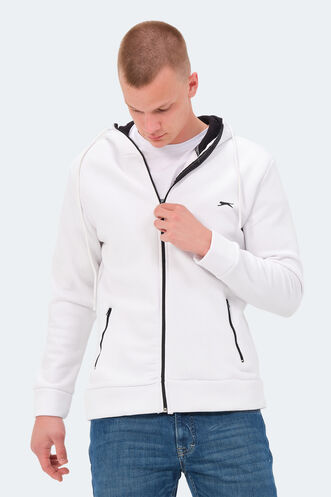 Slazenger KAYIN Men's Sweatshirt White - Thumbnail