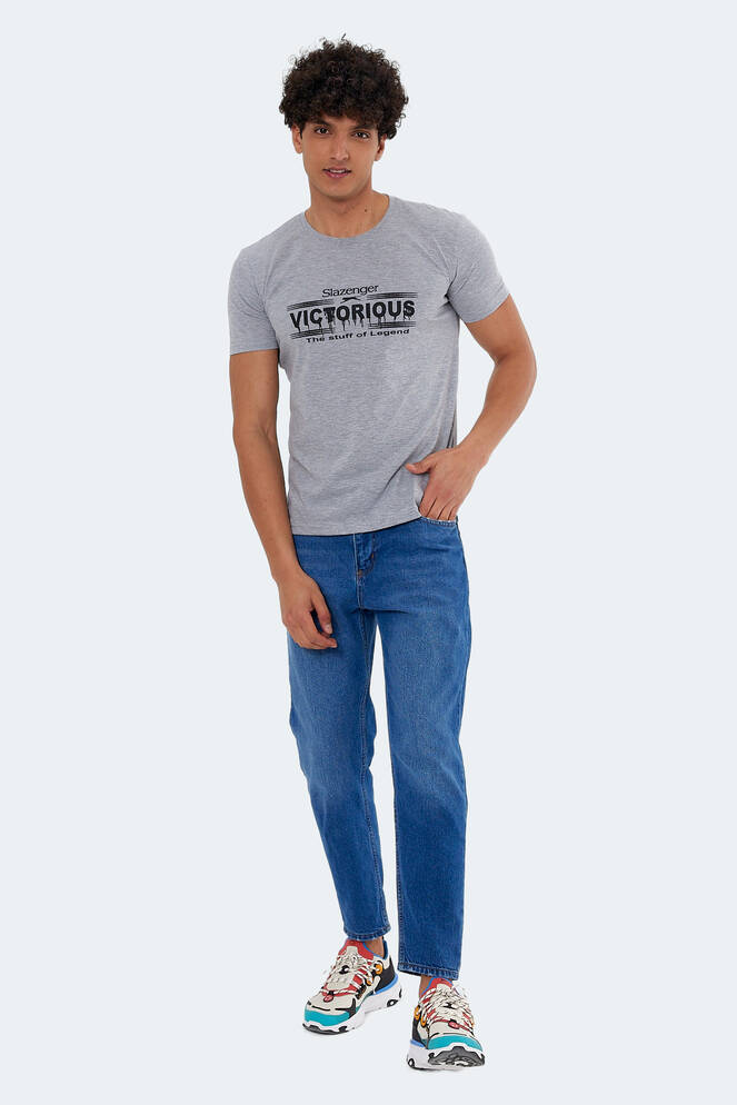 Slazenger KAYLEY Erkek Kısa Kollu T-Shirt Gri